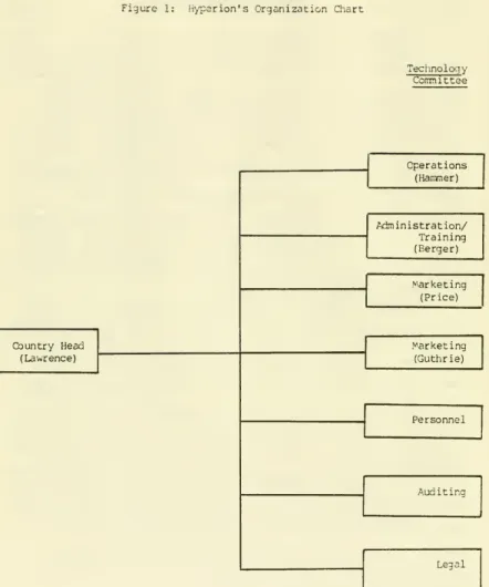 Figure 1: Hyparion's Organization Chart