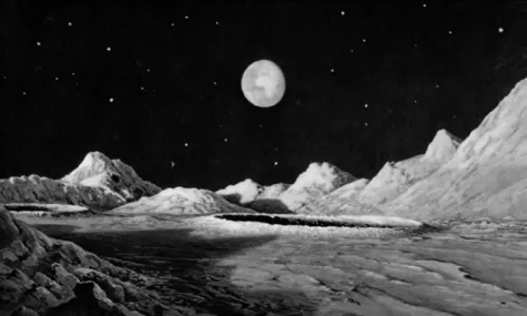 Figure 5 – The Earth as a star amongst others by Rudaux in 1937