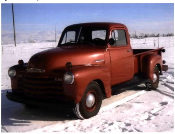 Figure  1:  The  1952 Chevy  Pickup used for the testing