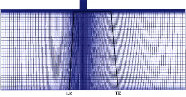 FIG. 2-3  Meshed domain  for circumferential  casing groove 0.15  chord  deep