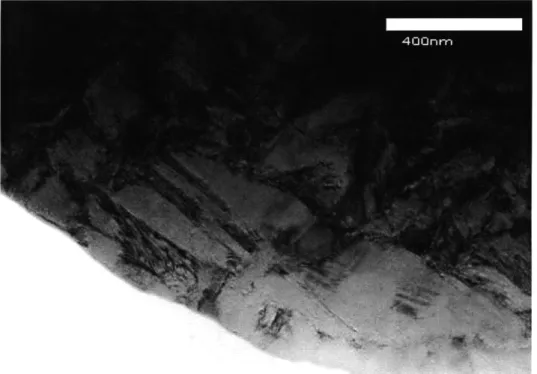 Figure 4.6  STEM  micrograph  detailing  the microstructure  of SA2  substrate  alloy