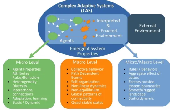 Figure 2: Conceptual model of CAS in supply chain management 