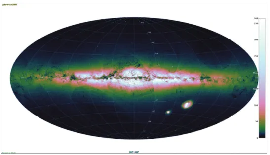 Figure 1. Density map of the billion sources in the Gaia DR1