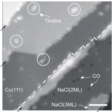Figure A1. Typical constant-current STM overview image of the NaCl ( 2ML )/