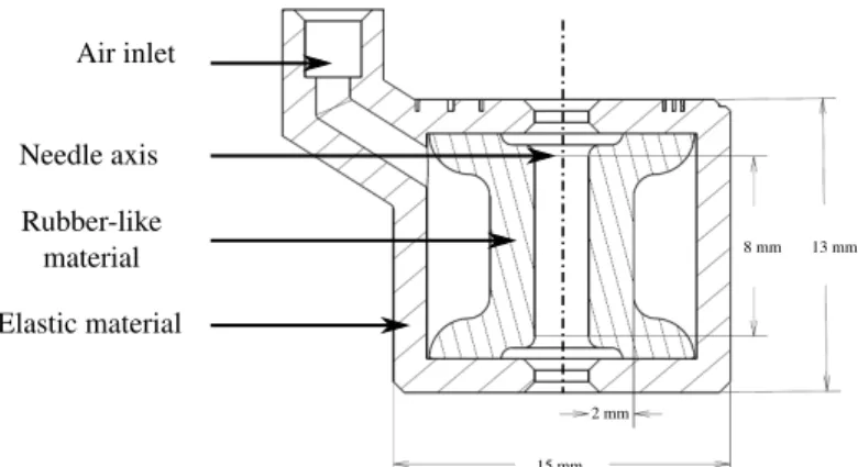 FIGURE 4 : SECTION VIEW OF THE GRASPER.