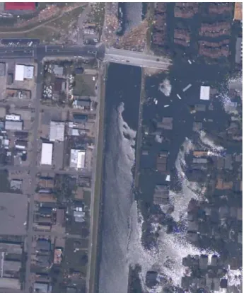 Figure 6: Composite of refugees from Hurricanes Mitch and Katrina (public domain images prepared by CCB) 