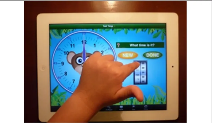 Figure 1: Tablet Computer (iPad) with Touch Screen Input 