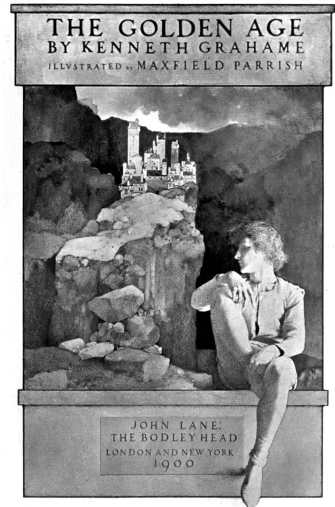 Figure 2: Maxfield Parrish, frontispiece for Kenneth Grahame, The Golden Age (London: John Lane, 1900)