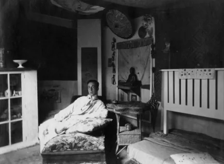 Fig. 14 Paul Joostens in his studio, private collection 
