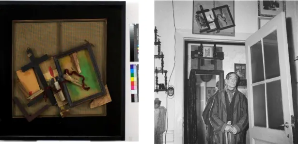 Fig. 4 INRI, 1950, Galerie Brockstedt, Berlin  Fig. 5 Paul Joostens’ studio Venusstraat, 1958-1960,  private collection 
