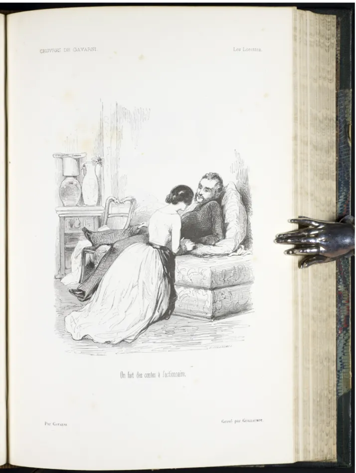 Figure 4. Gavarni, “On fait des contes,” “Les Lorettes,” Œuvres choisies. Vol. 1. Paris: J