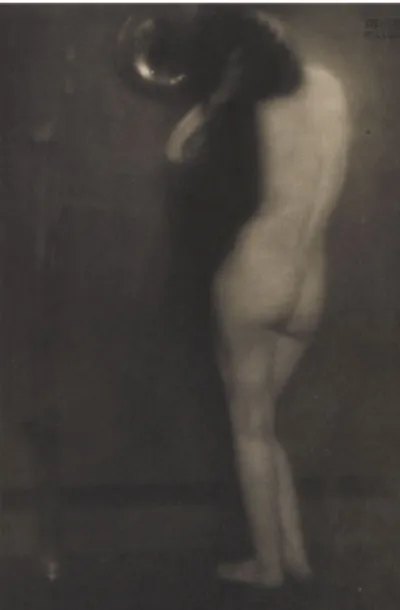 Figure 12. Edward Steichen, “The Little Round Mirror”, Camera Work 14, 1906, photogravure, 21.3 x  14.1 cm.