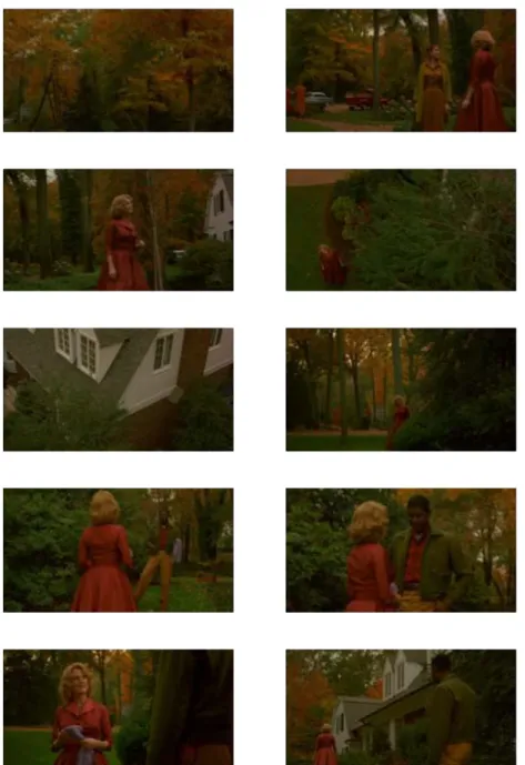 Figure 1  –  Far from Heaven, Meeting Cathy and Raymond in the garden