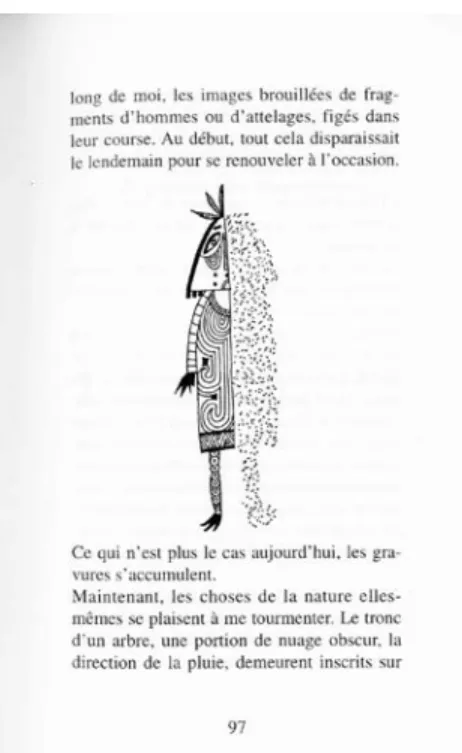 Fig. 8 Gisèle Prassinos, ³La gomme², Mon coeur les écoute, 1982,  Aigues-Vives, HB Éditions, 1998, p