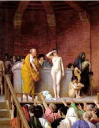 Illustration 6: Jean-Léon Gérôme, Selling Slaves in Rome (1884). 