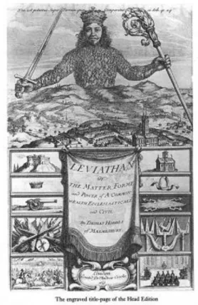 Figure 2. Frontispiece of the 1651 edition of Hobbes‘ Leviathan (Hobbes 2). 