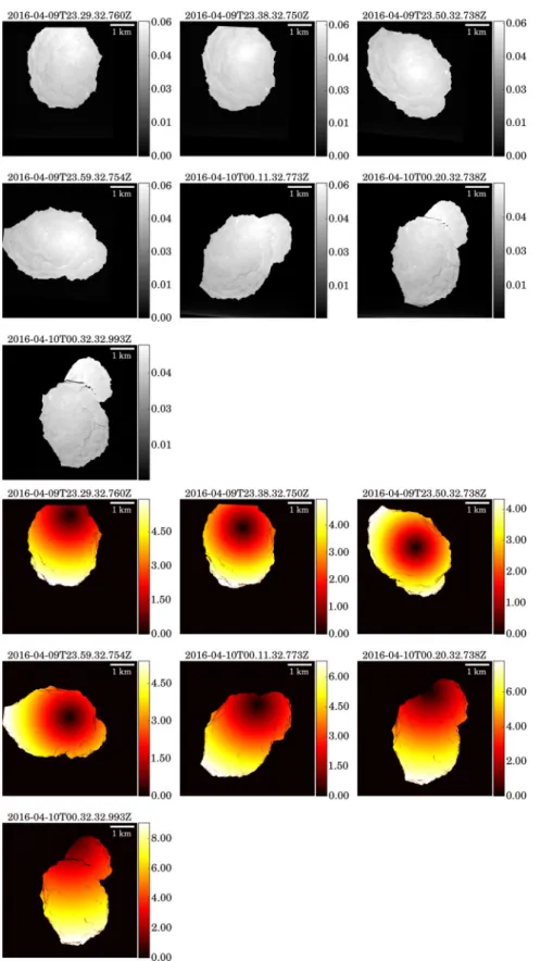 Figure 1. Morphological regions and their boundaries of various colours. The figure represents all regions observed in the field-of-view of 2016 April 9 UT 23:59:32, the time date of the central image to the OE event.