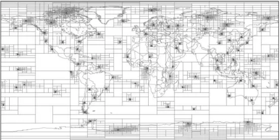 Fig. 18.4 An optimal adaptive grid for N = 4096 grid cells derived from the optimization of the Fisher criterion.