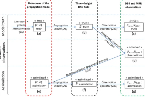 Figure 5. Diagram summarizing the twin experiment process (encompassing the observation simulation)