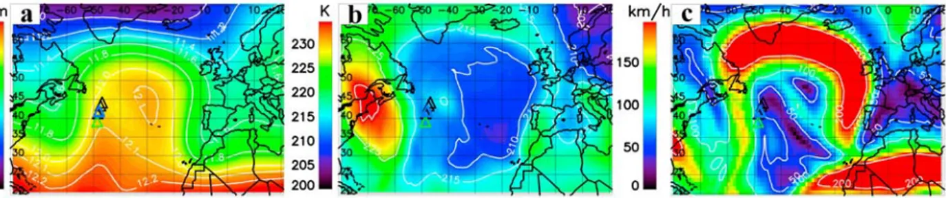 Figure 3. AIRS water vapor mixing ratios measured on 16 January 2006 from 0600 to 1800 UTC in the 150 – 200 pressure layer