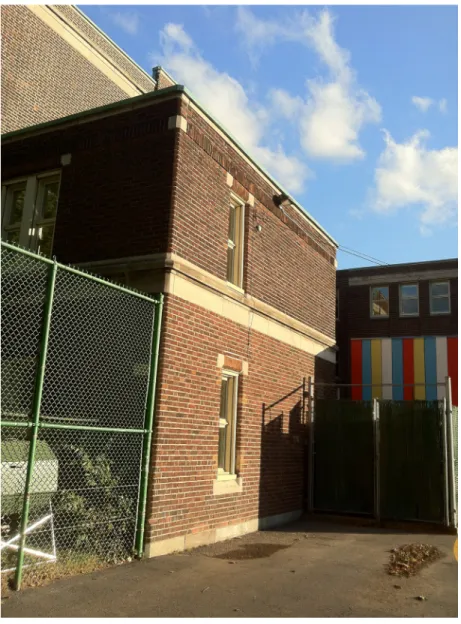 FIGURE 2 . Guy Drummond yard (north view)
