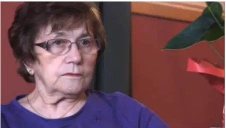 FIGURE 1 .  Screenshot of example of interview video clip