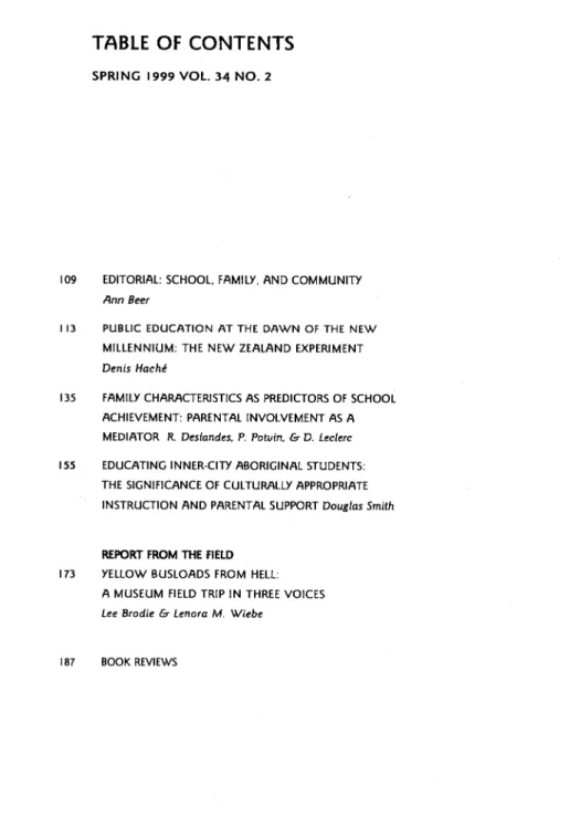 TABLE  OF  CONTENTS 