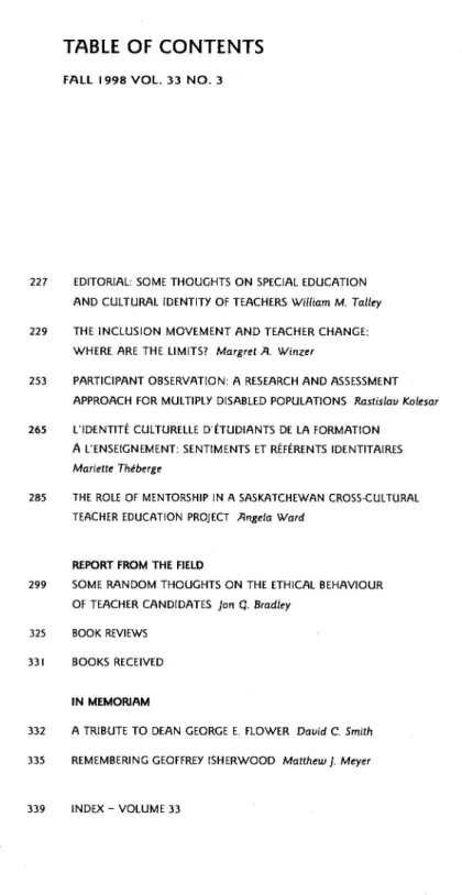 TABLE  OF  CONTENTS 