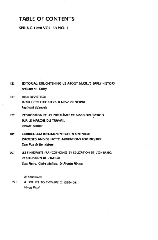 TABLE  OF  CONTENTS 