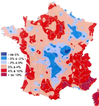 Fig. 1. French flooding risk (http://www.prim.net, 2004).