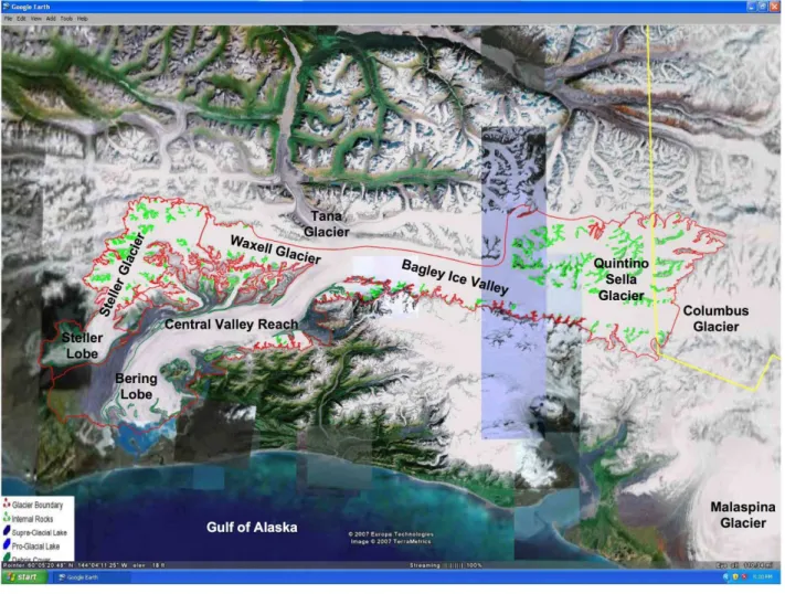 Fig. 2. Bering Glacier System.