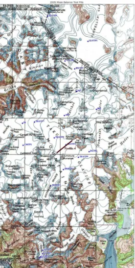 Fig. 1. Location map for Taku Glacier.
