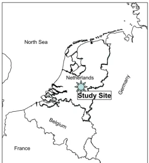 Figure 1. Location of the study area in Waterboard Rivierenland. 