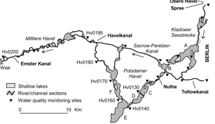 Fig. 2. Concentrations of dissolved phosphorus (SRP), dissolved in- in-organic nitrogen (DIN), and chlorophyll-a in the time period 1991–