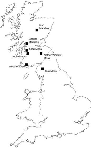 Fig. 1). The main growing season for the vegetation (and hence the sampling period) was MayAugust