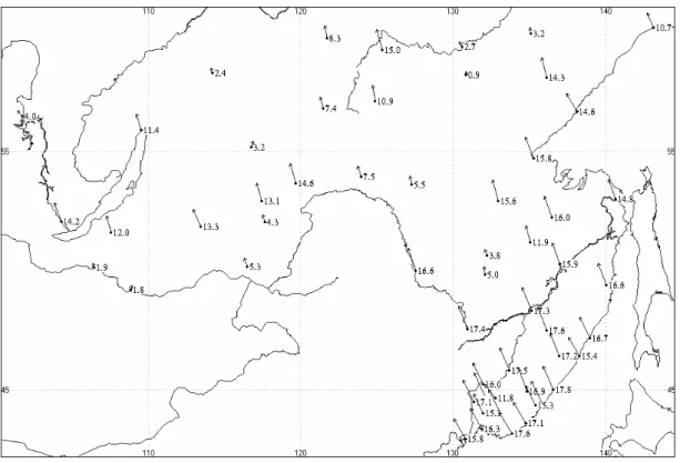Figure 2a: First complex principal pattern (55% of total variance) of the Mean Monthly Temperature  Fig