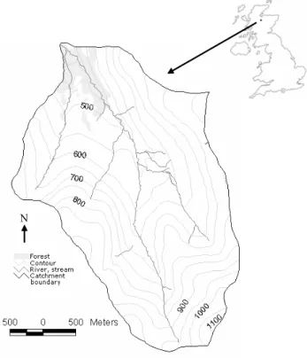 Fig. 1. Map of the Allt aMharcaidh catchment.