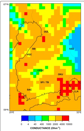 Fig. 6 Tectonic map of the Fennoscandian Shield used for the interpretation of conductivity anomalies observed in the inversion results (after Korja et al