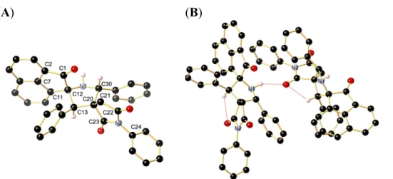 Figure 9. (B) Ball and Sticks presentation of the molecular structure of 5m in the crystal