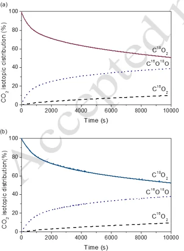 Figure 6. Ne evolution as a function of the time for the CePO4  supports and Pt catalysts 