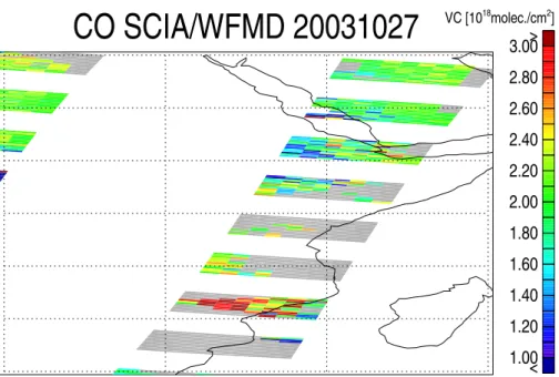 Fig. 8. As Fig. 7 but with cloud contaminated pixels shown in grey.