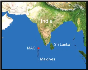 Fig. 1. Location of Republic of Maldives.