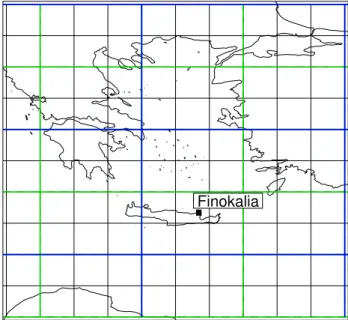 Figure 4 depicts the model grid of TM5 at horizontal res- res-olutions of 1 ◦ × 1 ◦ , 3 ◦ × 2 ◦ , and 6 ◦ × 4 ◦ 