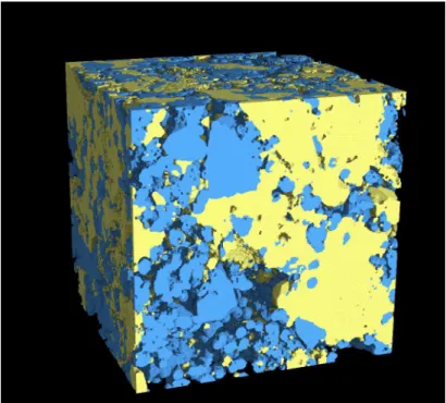 Fig. 8: 3-d illustration of the segmentation process: segmented version of the image in figure 7.