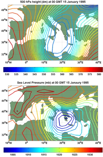 Fig. 1. Mediterranean Hurricane on 15 January 1995.