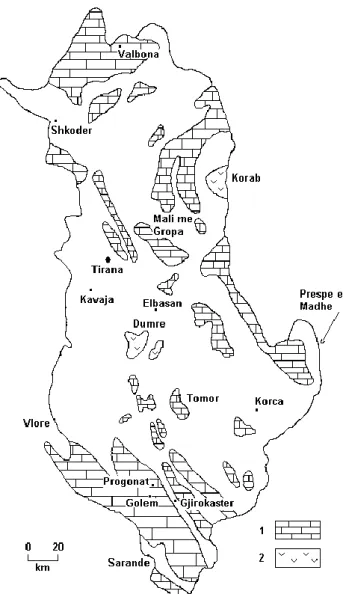 Fig. 2. View of lake Deges the largest among the about 80 karst lakes in the Dumre district.