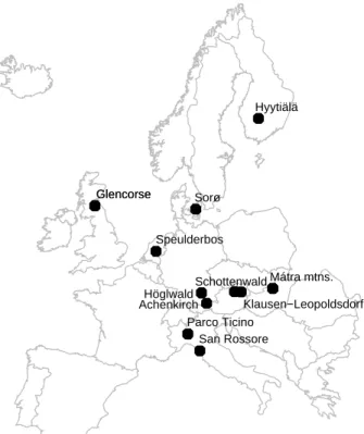 Fig. 1. NOFRETETE field stations.