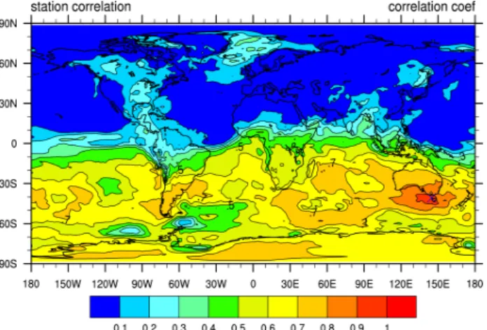 Fig. 7. Spatial coherence of interannual variability in WHOI- WHOI-MATCH APO (A1 simulation)