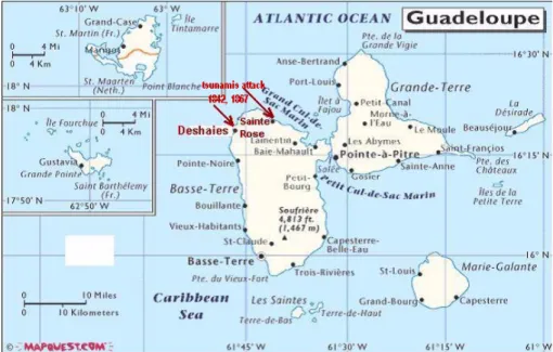 Fig. 6. Map of Guadeloupe.