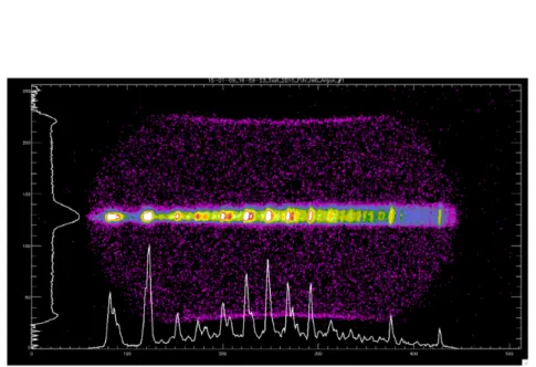 Fig. 8 Spectrum of an Argon lamp obtained with the FUV channel of the PHEBUS flight model